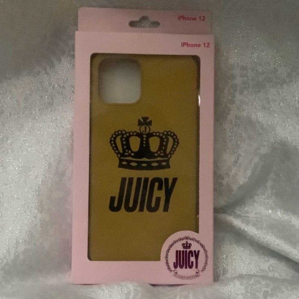 Juicy Couture Gold IPhone 12 cover